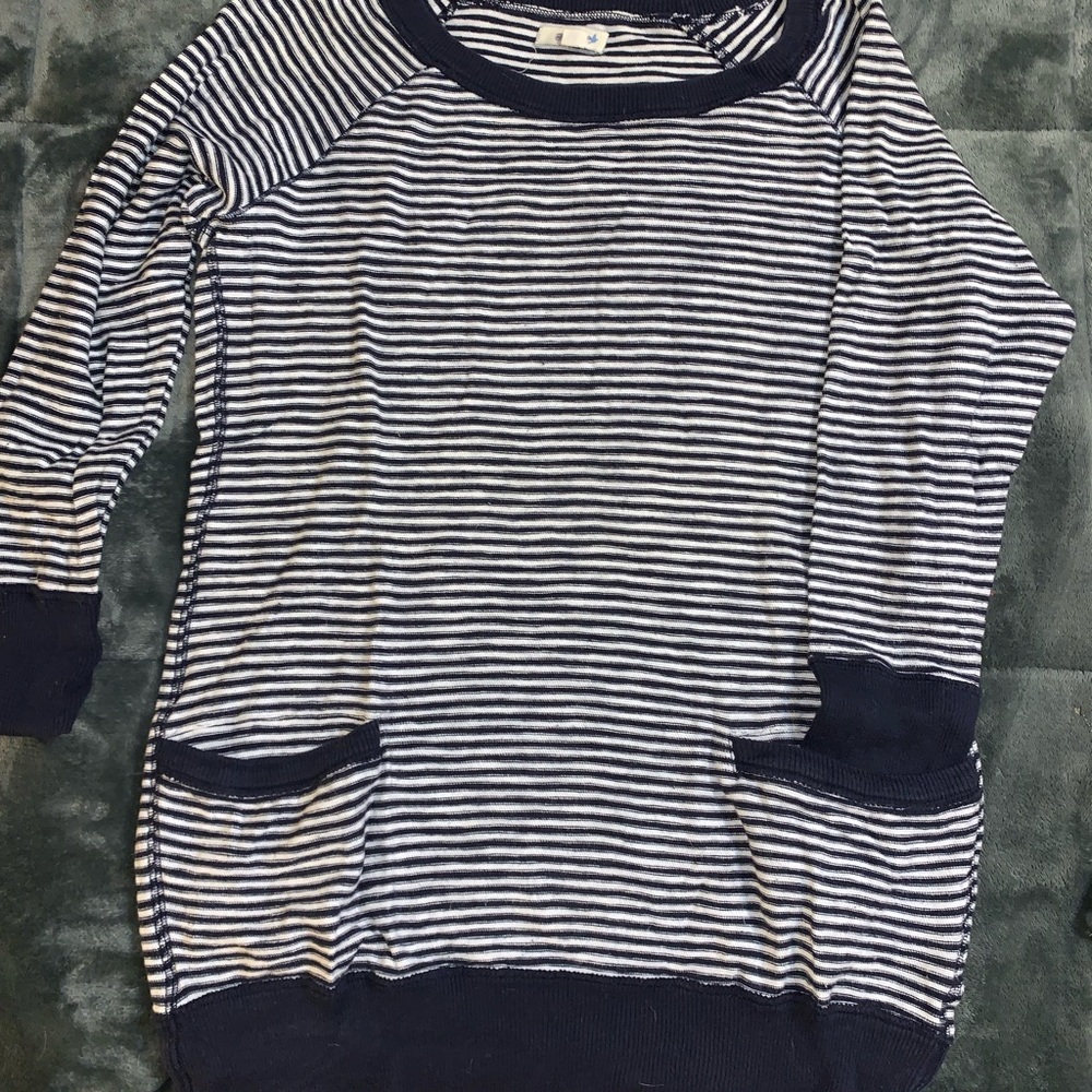 EUC!!! AERIE TUNIC STRIPED SWEATER. Sz Medium